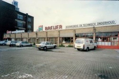 Archief afbeelding van het kantoor gebouw van Breijer anno 1986